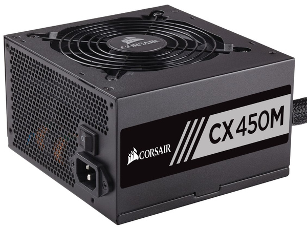 Zasilacz półmodularny ATX Corsair CX450M 450W 80+Bronze (CP-9020101-EU) (U)