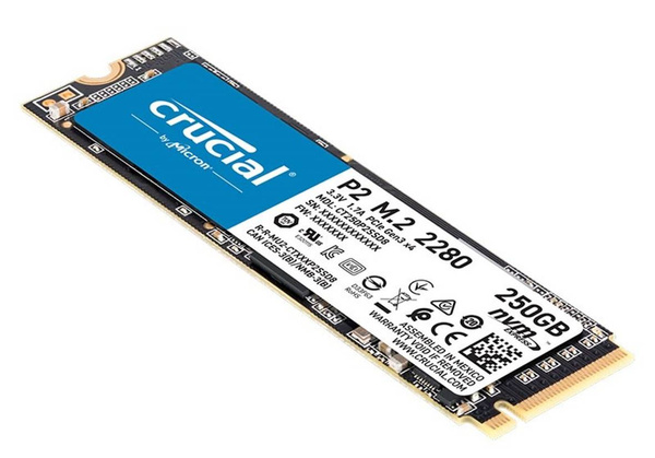 Dysk SSD M.2 NVMe Crucial P2 250GB (CT250P2SSD8)