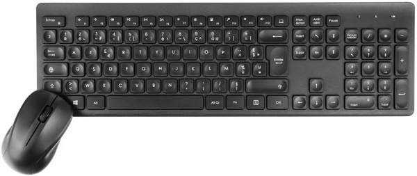 Klawiatura K-730 i myszka M136 - bezprzewodowy zestaw biurowy USB 2.4GHz (AZERTY FR)