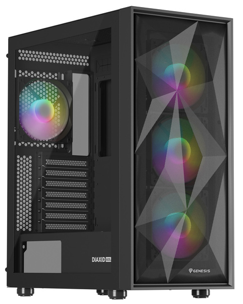 Obudowa komputerowa Midi Tower Genesis Diaxid 605 ARGB
