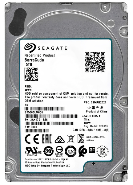 Dysk HDD Seagate Barracuda ST5000LM000 5TB