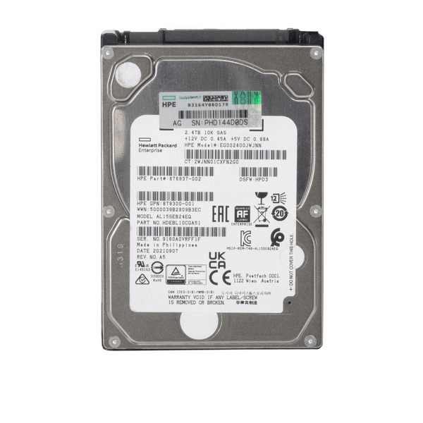 Dysk serwerowy SAS HDD HP 876937-002 2.4TB 10K 128MB EG002400JWJNN