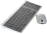 Klawiatura HW193 i myszka MW158 - bezprzewodowy zestaw klasy premium USB 2.4GHz (AZERTY FR)