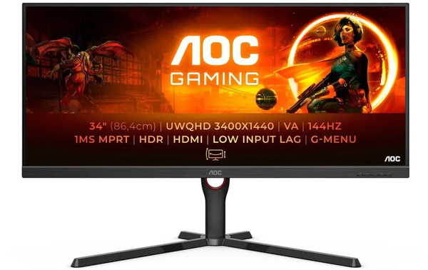Monitor AOC Gaming U34G3XM/EU (W)