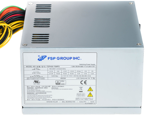 Zasilacz ATX Fortron FSP400-70MPD 400W 80 Plus Gold