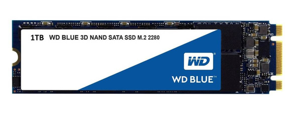 Dysk SSD M.2 SATA Western Digital Blue 3D NAND 1TB (WDS100T2B0B)