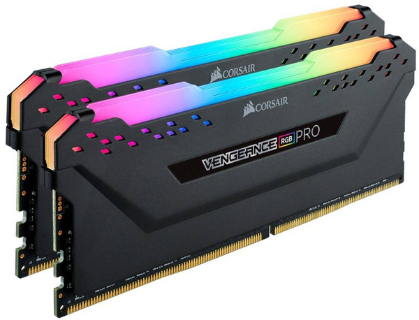 PAMIĘĆ RAM CORSAIR VENGEANCE PRO RGB 16GB (2x8GB) DDR4 3200MHz CL16 (CMW16GX4M2C3200C16)