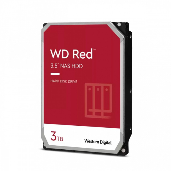 WD Red 3TB HDD 3.5 SATA3 5400 256MB WD30EFAX () USZKODZONY