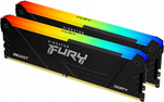 Pamięć Kingston Fury Beast RGB DDR4 64GB 3200MHz CL16 (KF432C16BB2AK2/64)