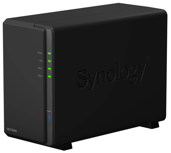 Serwer NAS Synology Diskstation DS218play 8TB (2x4TB) Seagate Barracuda HDD (U)