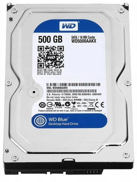 Dysk twardy Western Digital WD Blue WD5000AAKX 500GB SATA 3,5" (U) (WD5000AAKX)
