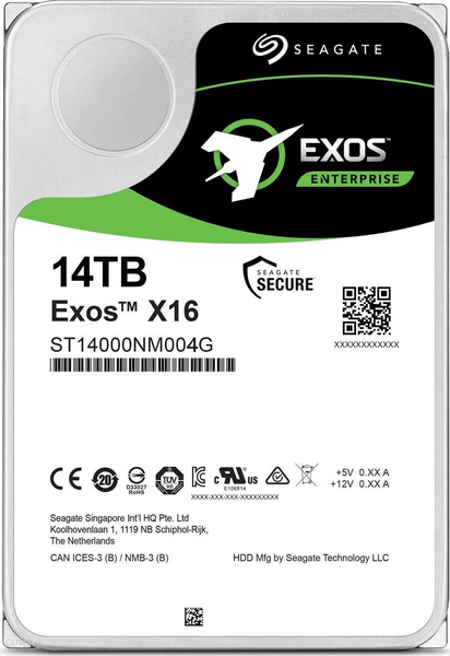 Dysk HDD Seagate Exos X16 ST14000NM004G 14TB SAS