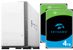 Serwer NAS Synology Diskstation DS223j 8TB (2x4TB) Seagate SkyHawk