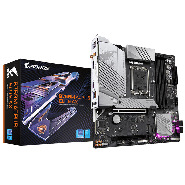 Płyta główna Micro ATX Gigabyte B760M AORUS ELITE AX (B760M AORUS ELITE AX) (U)