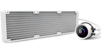 Chłodzenie wodne 360mm NZXT Kraken 360 RGB White LCD (RL-KR360-W1) (USZKODZONE)