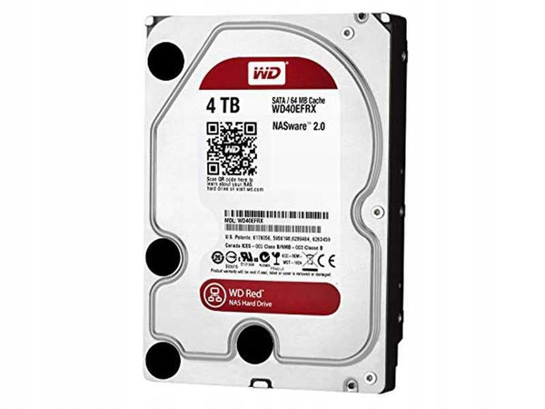 Dysk twardy Western Digital Red 4TB SATA III USZKODZONY (WD40EFRX)