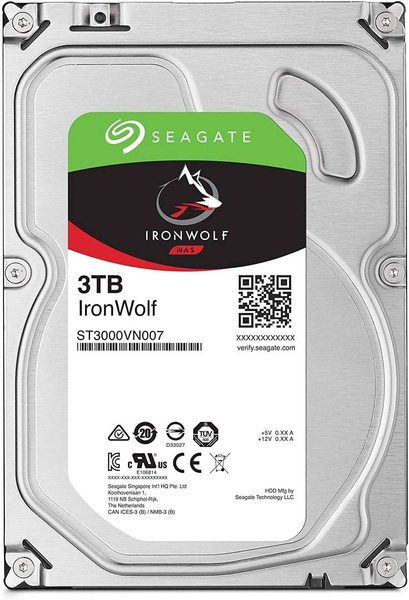 Dysk HDD Seagate IronWolf 3TB 3.5'' SATA III (ST3000VN007) USZKODZONY