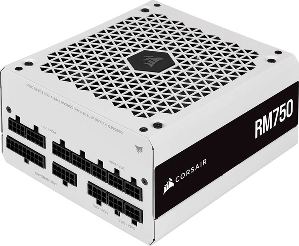 Modularny zasilacz ATX Corsair RM750 White (wersja 2021) 750W  (CP-9020231-EU) 