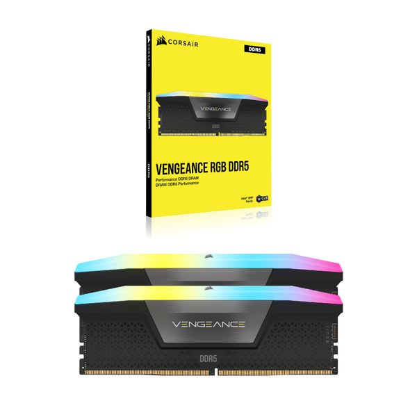 Pamięć RAM Corsair Vengeance RGB DDR5 32GB 5600MHz CL36 CMH32GX5M2B5600C36K _ NNP