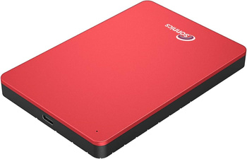Dysk zewnętrzny Sonnics Ltd External Red 1TB Usb 3.1 Type C