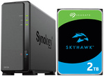 Serwer NAS Synology DiskStation DS124 2TB Seagate SkyHawk