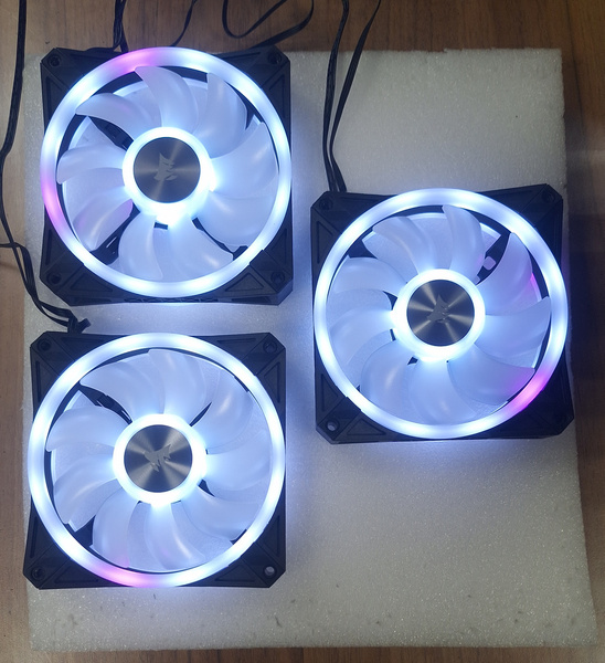 orsair iCUE QL120 RGB PWM Triple Pack 3x120 (W)(B)