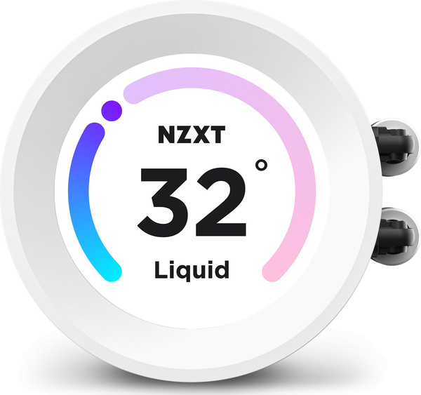 Chłodzenie wodne 240mm NZXT Kraken Elite 240 RGB White (RL-KR24E-W1) (U) (W)