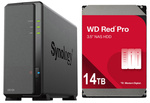 Serwer NAS Synology DiskStation DS124 14TB WD Red PRO