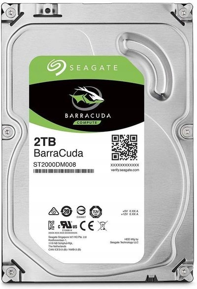 Dysk twardy Seagate Barracuda ST2000DM008 2TB SATA III 3,5" USZKODZONY