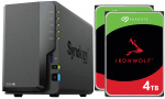 Serwer NAS Synology DiskStation DS224+ 8TB (2x4TB) Seagate IronWolf