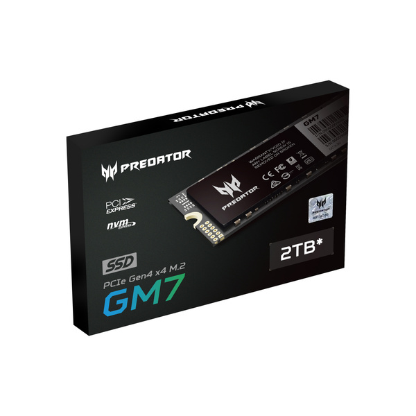 Dysk SSD Acer Predator GM7 2TB PCIe 4.0 (BL.9BWWR.119)