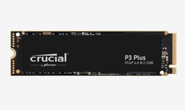Dysk SSD Crucial 1TB M.2 PCIe Gen4 NVMe P3 Plus (CT1000P3SSD801)