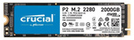 Dysk SSD Crucial P2 2TB M.2 2280 PCI-E x4 Gen3 NVMe (CT2000P2SSD8) (U)