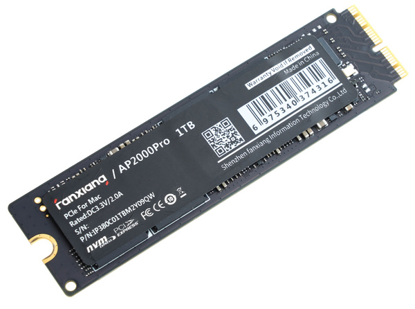 Dysk SSD FanXiang AP2000PRO PCIe for MAC 1TB NVMe M.2