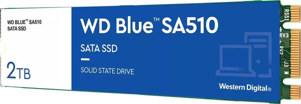Dysk SSD Western Digital Blue 2TB SA510 M.2 2280 WDS200T3B0B (WDS200T3B0B)
