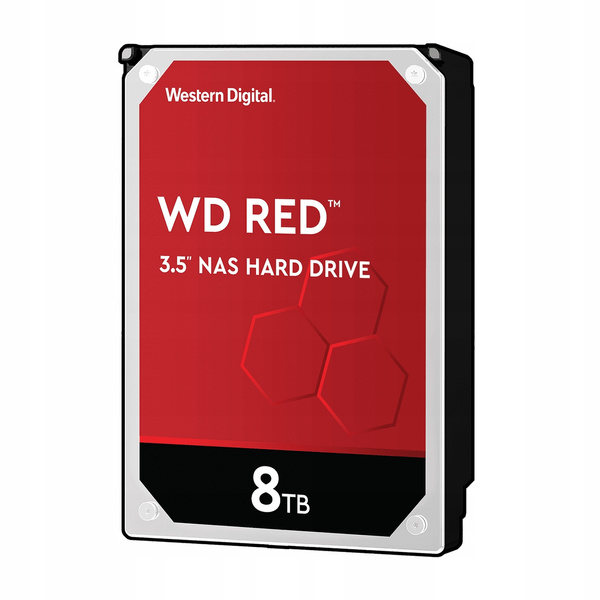 Dysk twardy Western Digital RED WD80EFAX 8TB SATA 3,5" () USZKODZONY