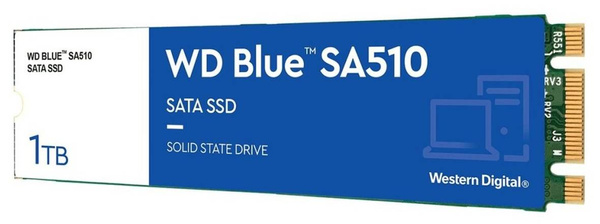 Dysk SSD M.2 SATA Western Digital Blue SA510 1TB (WDS100T3B0B)