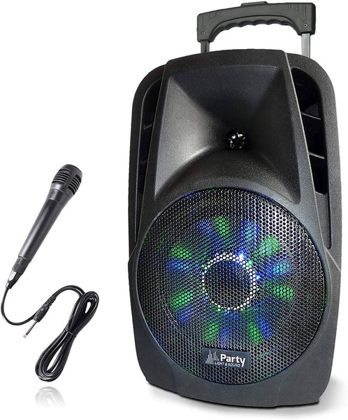 KULUMNA MOBILNA  LED PARTY-8LED 300W + MIKROFON