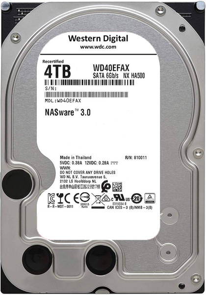 DYSK HDD WESTERN DIGITAL WD40EFAX 4TB