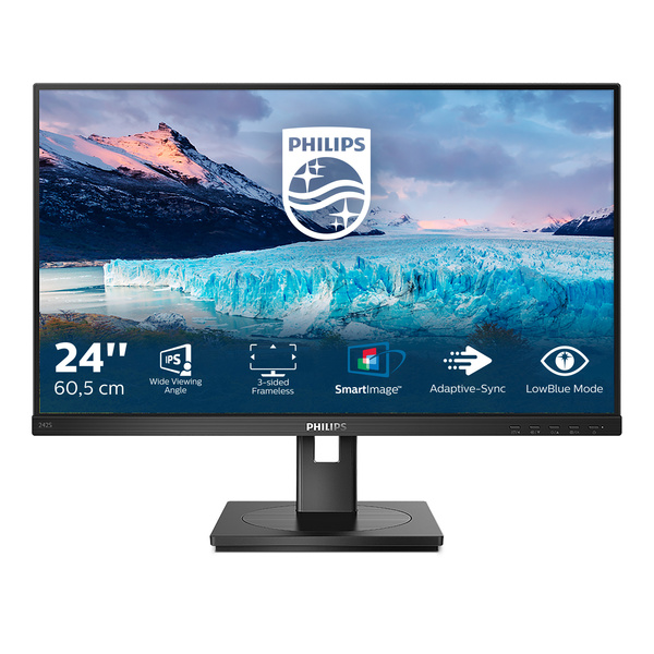 Monitor LED Philips 242S1AE 23,8 " 1920 x 1080 px IPS / PLS (242S1AE/00)