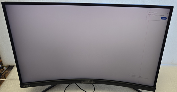 Monitor MSI Pro ARTYMIS 27" WQHD VA 240Hz (Używany) Defekt