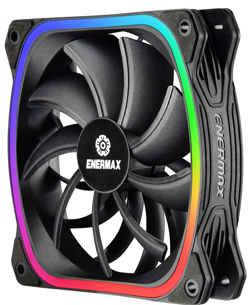Wentylator 120mm Enermax UCSQARGB12P-AQF Black (U) (W)