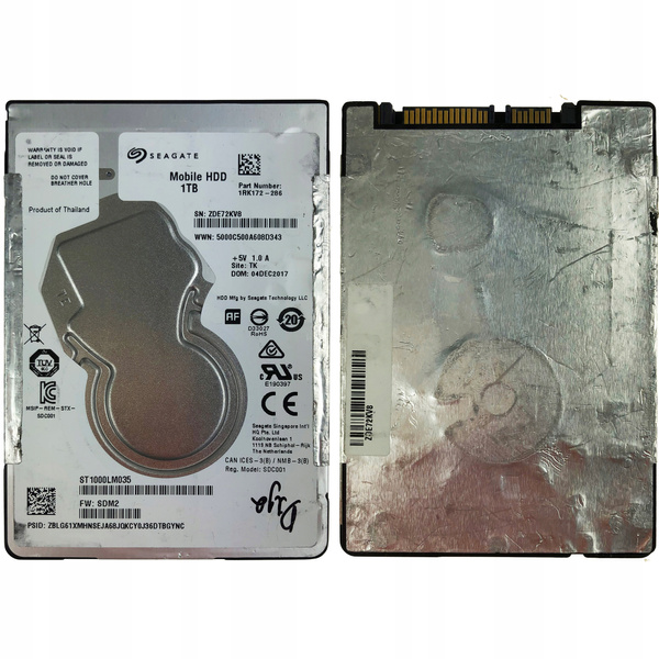 Dysk twardy Seagate ST1000LM035 1TB SATA III 2,5" () USZKODZONY