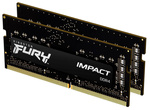 PAMIĘĆ RAM KINGSTON FURY IMPACT 16GB (2x8) SO-DIMM DDR4 3200  KF432S20IBK2/16