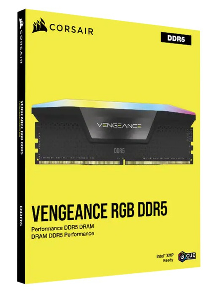 Pamięć RAM Corsair Vengeance RGB 32GB (2x16GB) DDR5 6000MHz CL36 I XMP 3.0 (CMH32GX5M2D6000C36) _ NNP