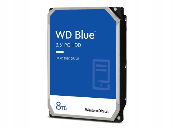 Dysk WD Blue WD80EAZZ 8TB 3,5" 5640 256MB SATA III (WD80EAAZ)