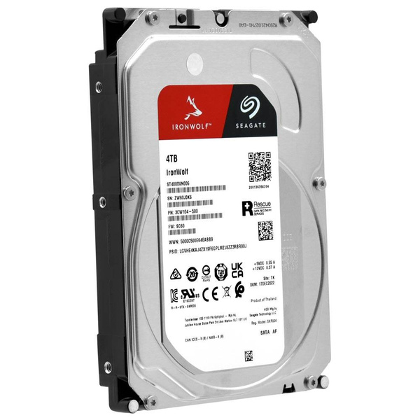 Dysk HDD Seagate 4TB Ironwolf ST4000VN006 5400RPM SATA III