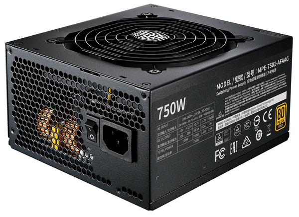 Zasilacz ATX Cooler Master MWE Gold-V2 750W 80+Gold (MPE-7501-AFAAG)