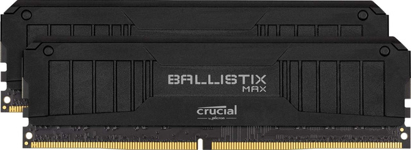 Pamięć RAM Crucial Ballistix Max Black 16GB 4400Mhz CL19 (BLM2K8G44C19U4B)