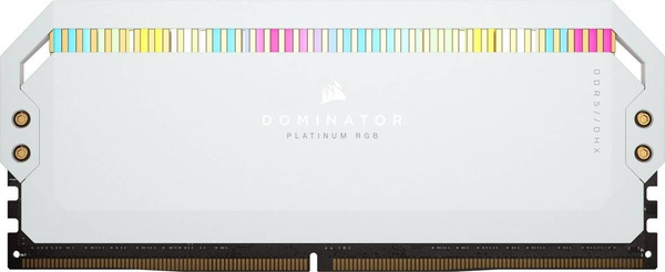 Pamięć RAM Corsair Dominator Platinum RGB DDR5 32GB 6200MHz CL36 (CMT32GX5M2X6200C36W)